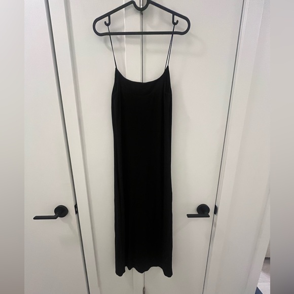 Wilfred Free Form Fitting Black Maxi Dress - Picture 2 of 5